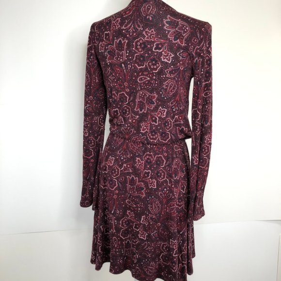 American Eagle Boho Paisley Bell Sleeve Dress - NWOT, XXS! - Picture 10 of 16